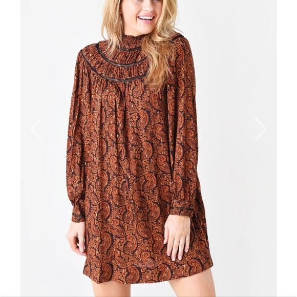 Rebecca Minkoff Jordana vintage inspired  ruffle collared dress - Picture 1 of 11